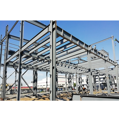 Bolt Connection Prefabricated Steel Structures with Galvanized Finish Strength / Easy Installation