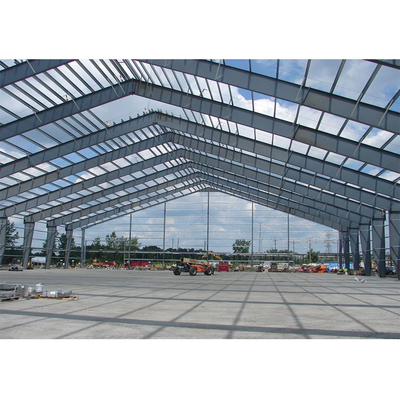 Bolt Connection Prefabricated Steel Structures with Galvanized Finish Strength / Easy Installation