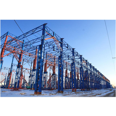 Bolt Connection Prefabricated Steel Structures with Galvanized Finish Strength / Easy Installation