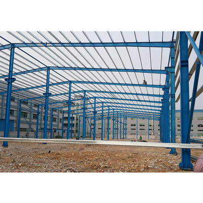 Bolt Connection Prefabricated Steel Structures with Galvanized Finish Strength / Easy Installation