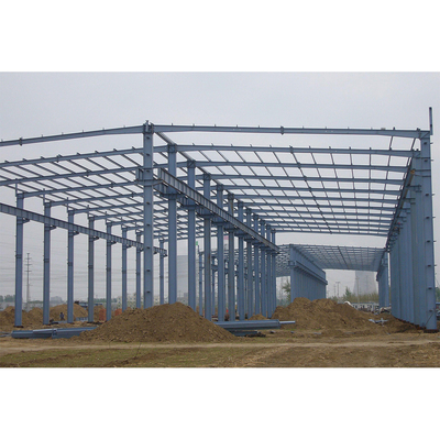 Bolt Connection Prefabricated Steel Structures with Galvanized Finish Strength / Easy Installation