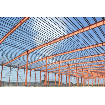 Bolt Connection Prefabricated Steel Structures with Galvanized Finish Strength / Easy Installation